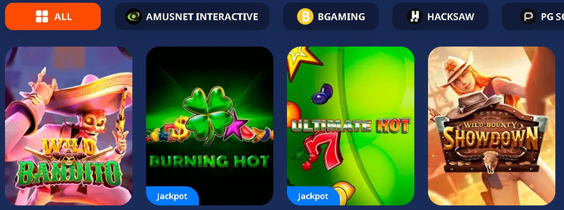 Monro Casino online games